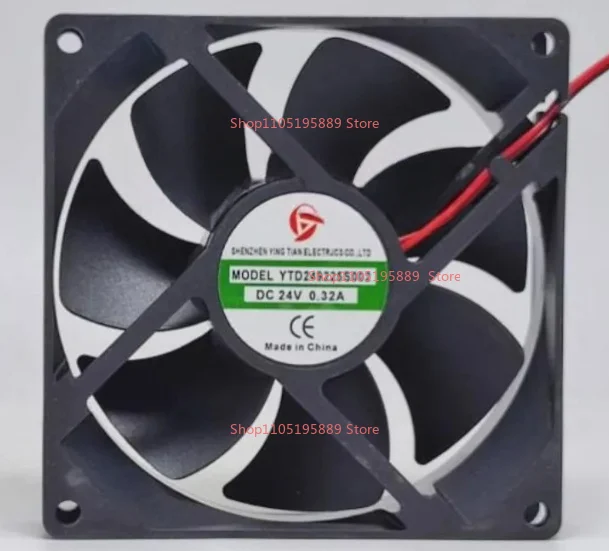 Original New Cooler Fan for YTD249225S002 24V 0.32A 9025 9CM Inverter Cooling Fan 90x90x25mm