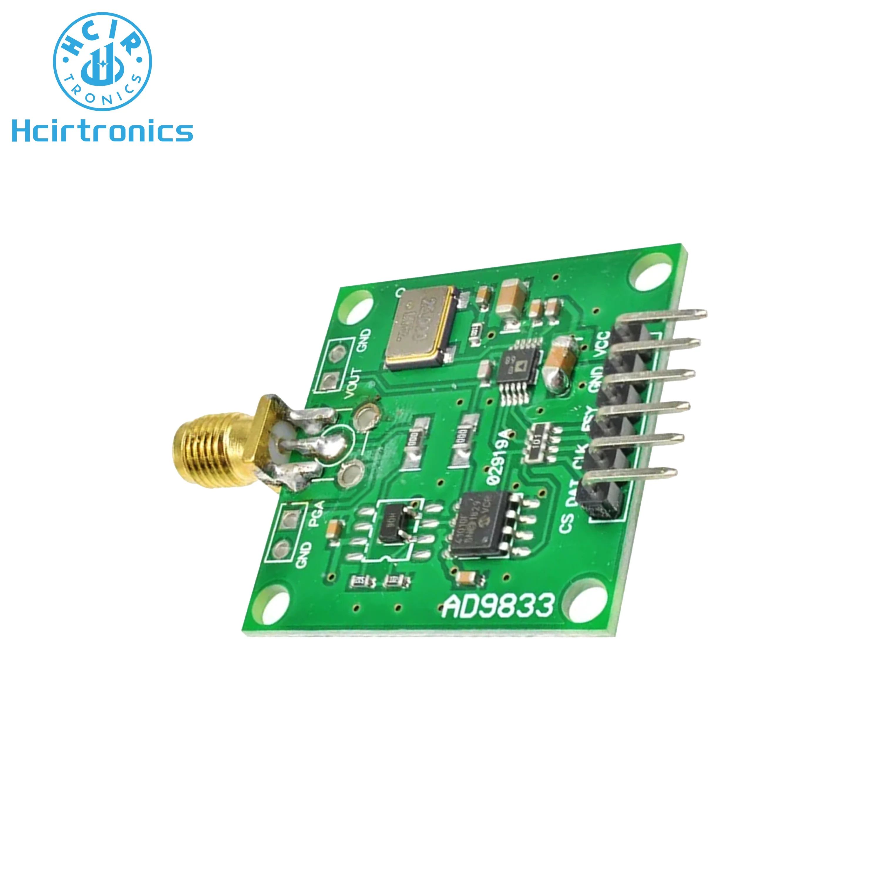 AD9833 DDS Signal Generator Module DC 0-12.5mhz SPI Square Triangle Sine Wave Output Digital Programmable Frequency and Phase