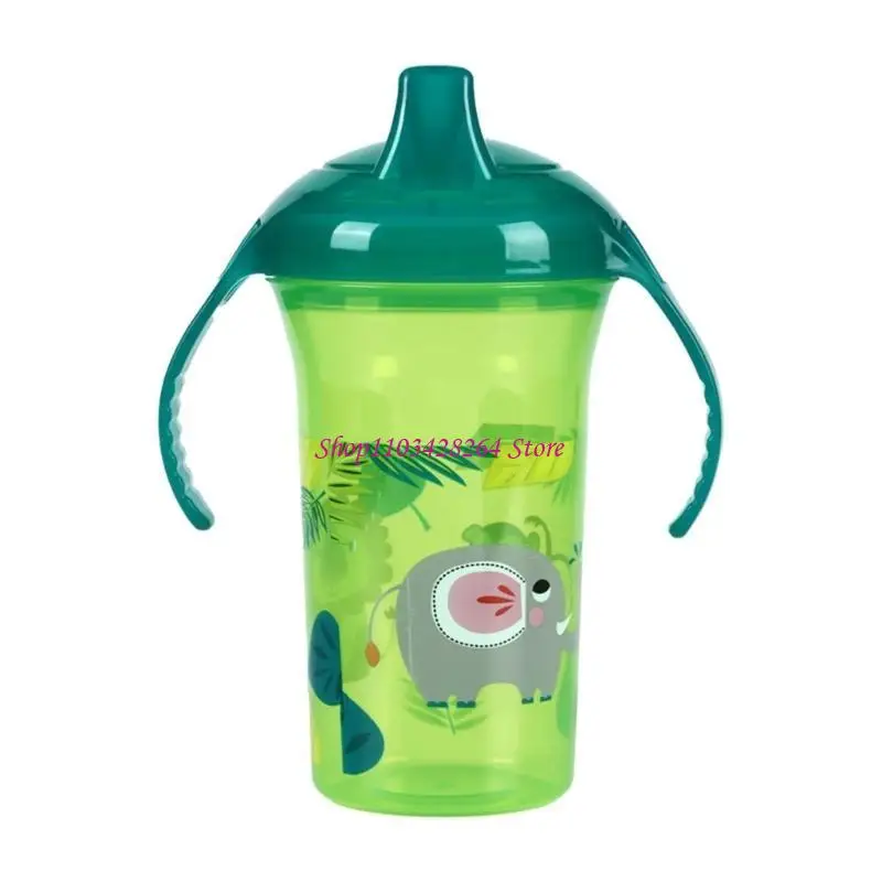 

Toddler Baby Training Cup with Anti Slip Ergonomic Two Handle 300ml Big Capacity