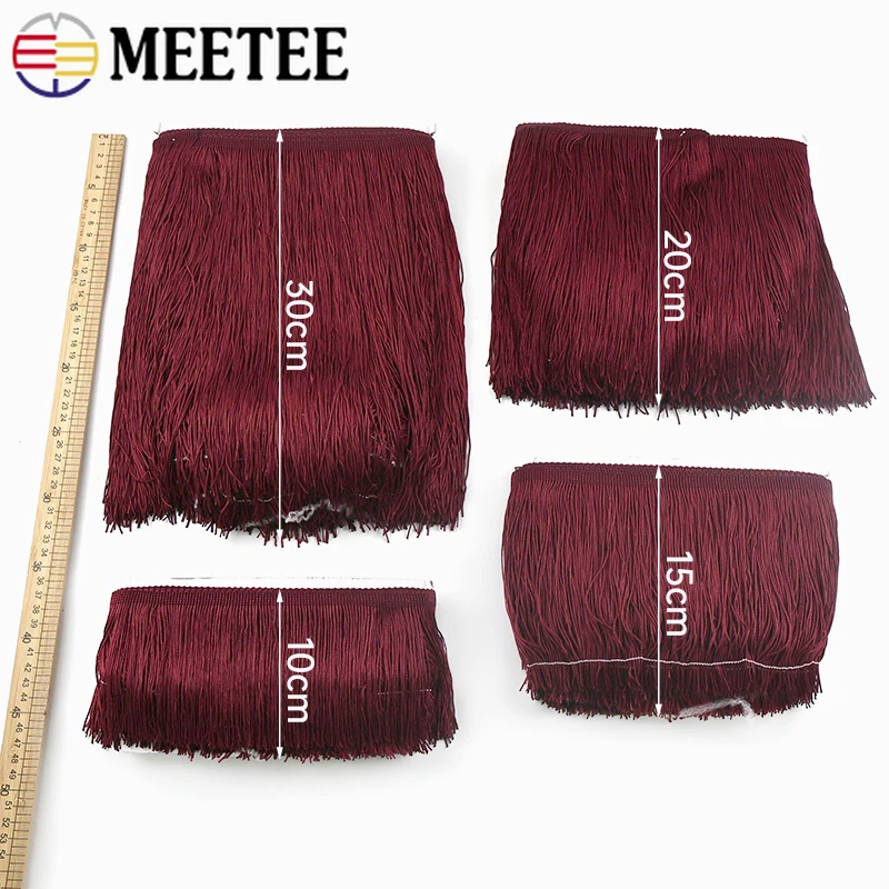 Red Tassel Fringes for Sewing Projects