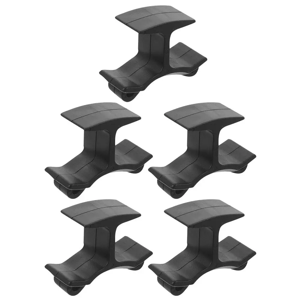 

5pcs Whistle Finger Clip: Durable Lightweight Pvc Shockproof Holder For Referees Trainers Lifeguards Sports Outdoor Activities