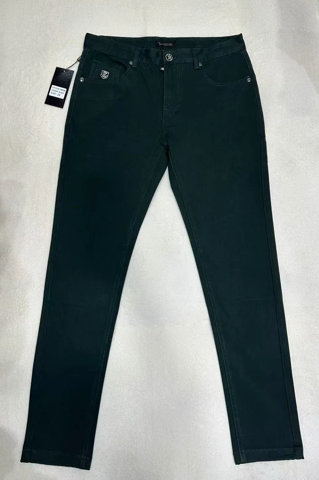 BILLIONAIRE OECHSLI  Jeans Cotton 2025 new casual elastic embroidery comfortable outdoors Quality Big Size 32-42 Long Pants