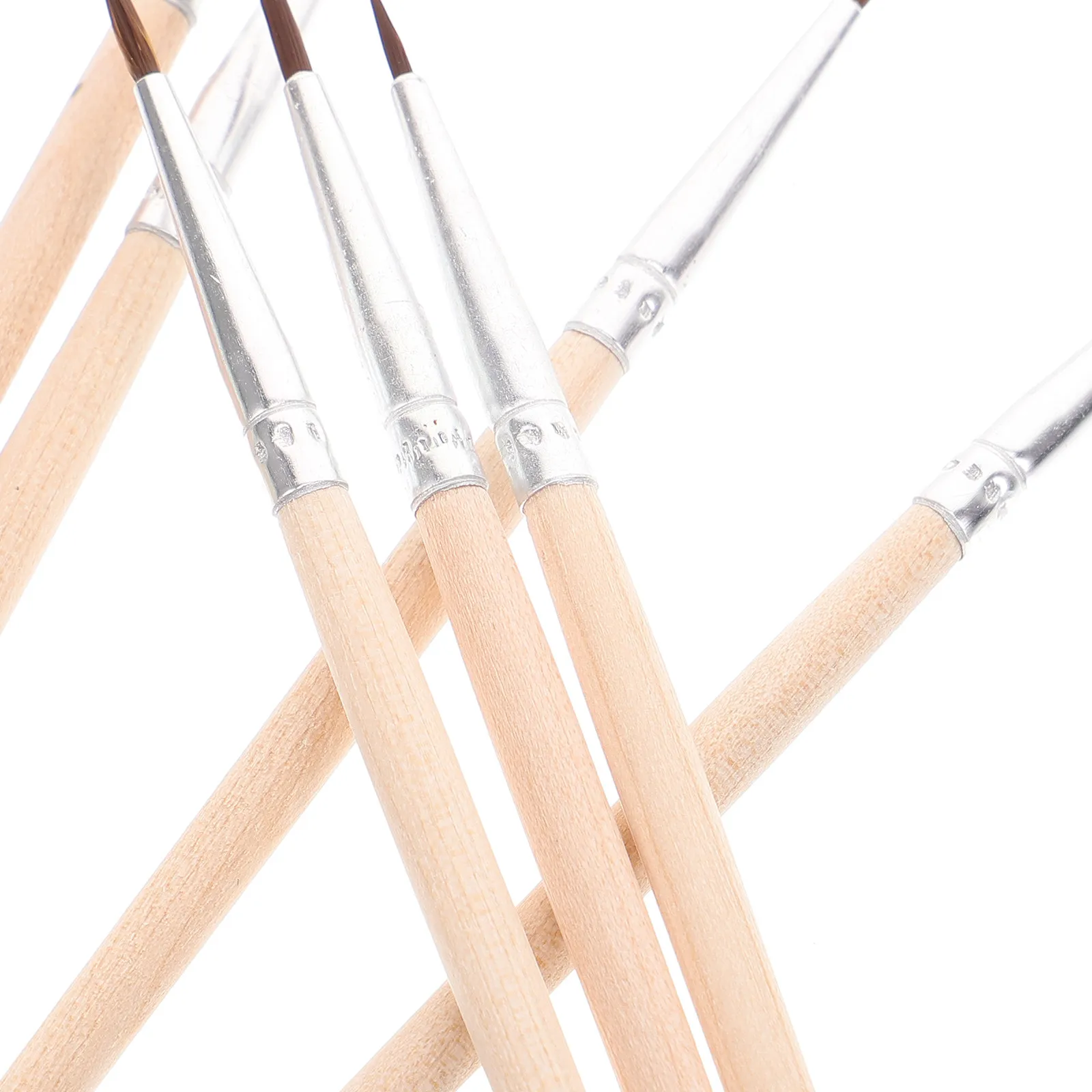 60Pcs Nylon Watercolor Oil Painting Brushes Detail Brush Set for Acrylic Gouache Nail Face Painting Art Supplies