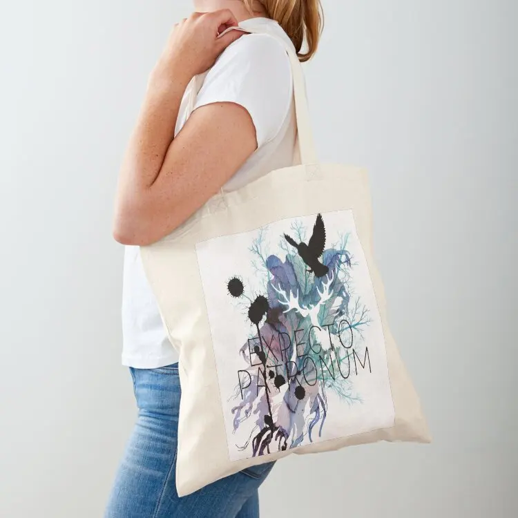 

EXPECTO PATRONUM HEDWIG WATERCOLOUR Tote Bag Beach bag Women's bags Large bags for women Shopper bag