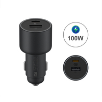 Original Mijia Car Fast Charger 100W 5V 3A Dual USB Fast Charging QC Charger Adapter For iPhone Samsung Huawei Xiaomi Smartphone