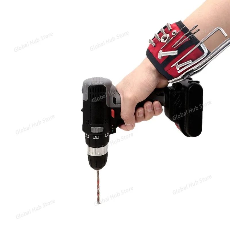 Magnetic Wristbands Weak magnetism Holds Set screw Bracelet Movement Magnetic Nail Drilling Manager Storage Wrist Electrician