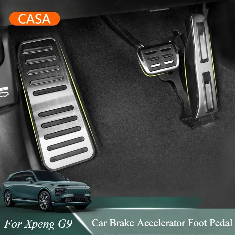 

Для Xpeng G9 2024, автомобильная педаль акселератора тормоза, подставка для педали, не перфорация, ремонт интерьера, нескользящая модификация, автоаксессуары