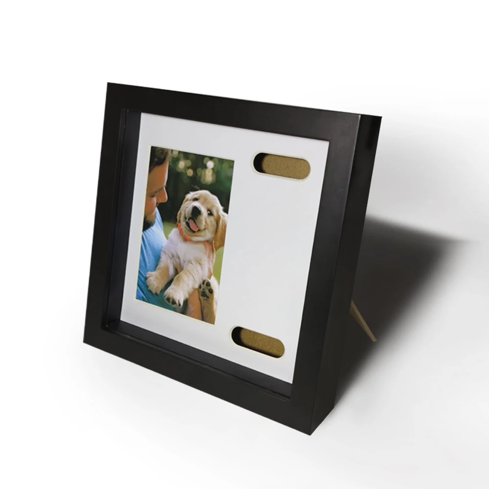 2024 hot sale wood frame Pet Memorial Collage photo Frame for Dog or Cat with Sympathy 