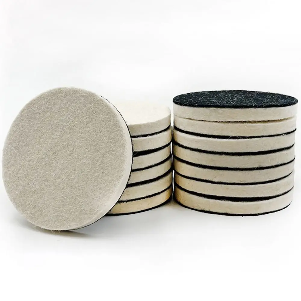 1/10Pcs 75mm 100mm 125mm 150mm 180mm Polishing Pads 2/3/4/5/6/7inch For Glass Stainless Steel Wool Felt Discs Repair Scratche