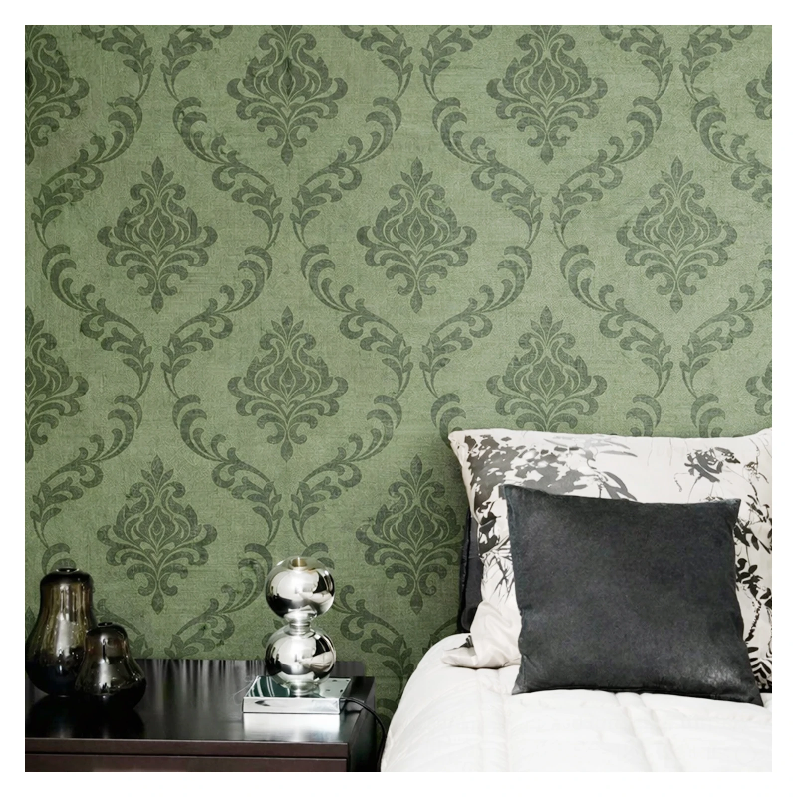 

Large Damask Wall Stencils for Painting decoration decorative plaster templates for Vintage Reusable Baroque Bedroom Home Decor
