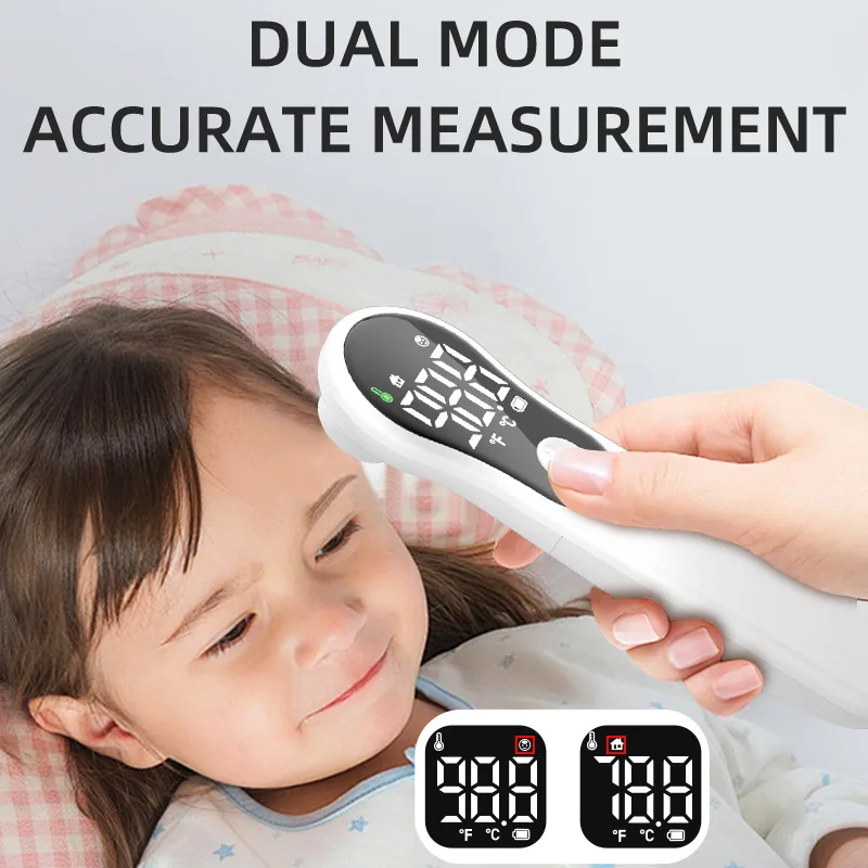 Infrared Thermometer Precision Multifunctional Handheld Pyrometer Non-contact Digital Easy To Use Rechargeable IR Thermometer