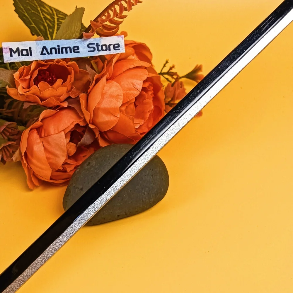 10inch Urahara Kisuke Katana Metal Anime Bleach Sword Samurai Sabre Steel Ninja Knife Real Size Katana Sword Unsharp Toy Gift