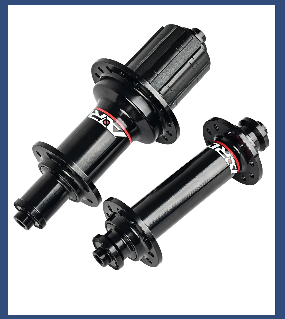 ARC Road Bike Hub Set 4 Pawls 48 Clicks High-Engagement 100/130MM NBK Sealed Bearings 20/24 Holes V-Brake 8-11 Speed Ultralight