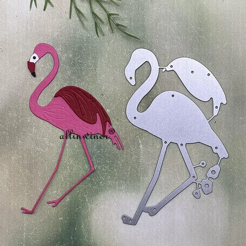Flamingo decoration Metal Cutting Dies Stencils Die Cut for DIY Scrapbooking Album Paper Card Embossing