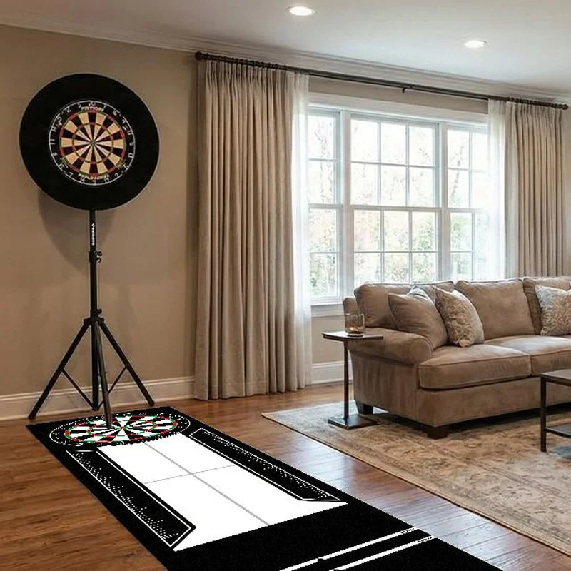 VIKAMA Tournament Oche Line Dart Mat 260cm Wear Resistant Floor Protection Carpet For Darts Board Pub Club Practice
