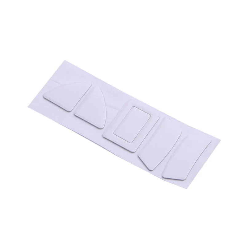 DN59 마우스 스케이트 패드 1팩 Mouse용 흰색 둥근 곡선 가장자리 마우스 피트 교체
