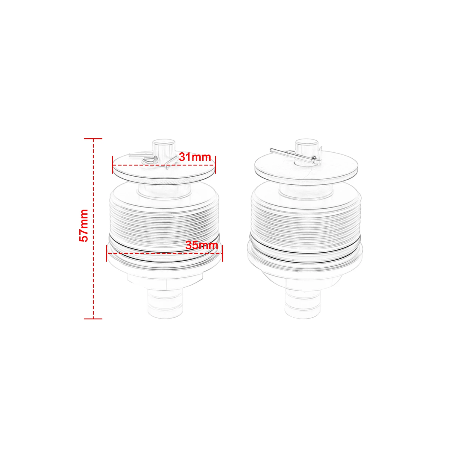 الألومنيوم الجبهة امتصاص الصدمات غطاء برغي غطاء التحميل المسبق الضابط شوكة البراغي لهوندا CBR250 MC19 MC22 لكاواساكي نينجا 250 37 مللي متر