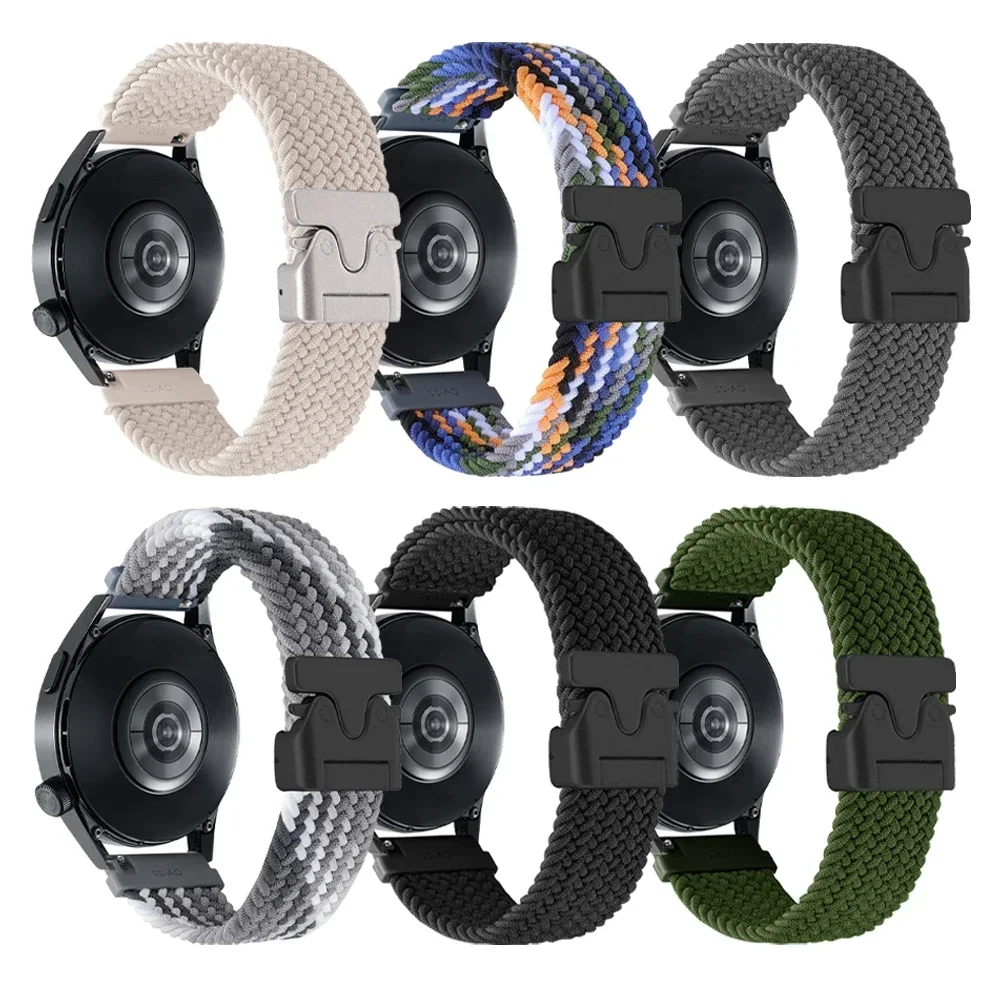 20mm 22mm Nylon Strap For  Garmin Forerunner 265/255/245/645 Watch Band Venu 3 2 Plus Sq/Vivoactive 5 4 Wristband Bracelet Belt