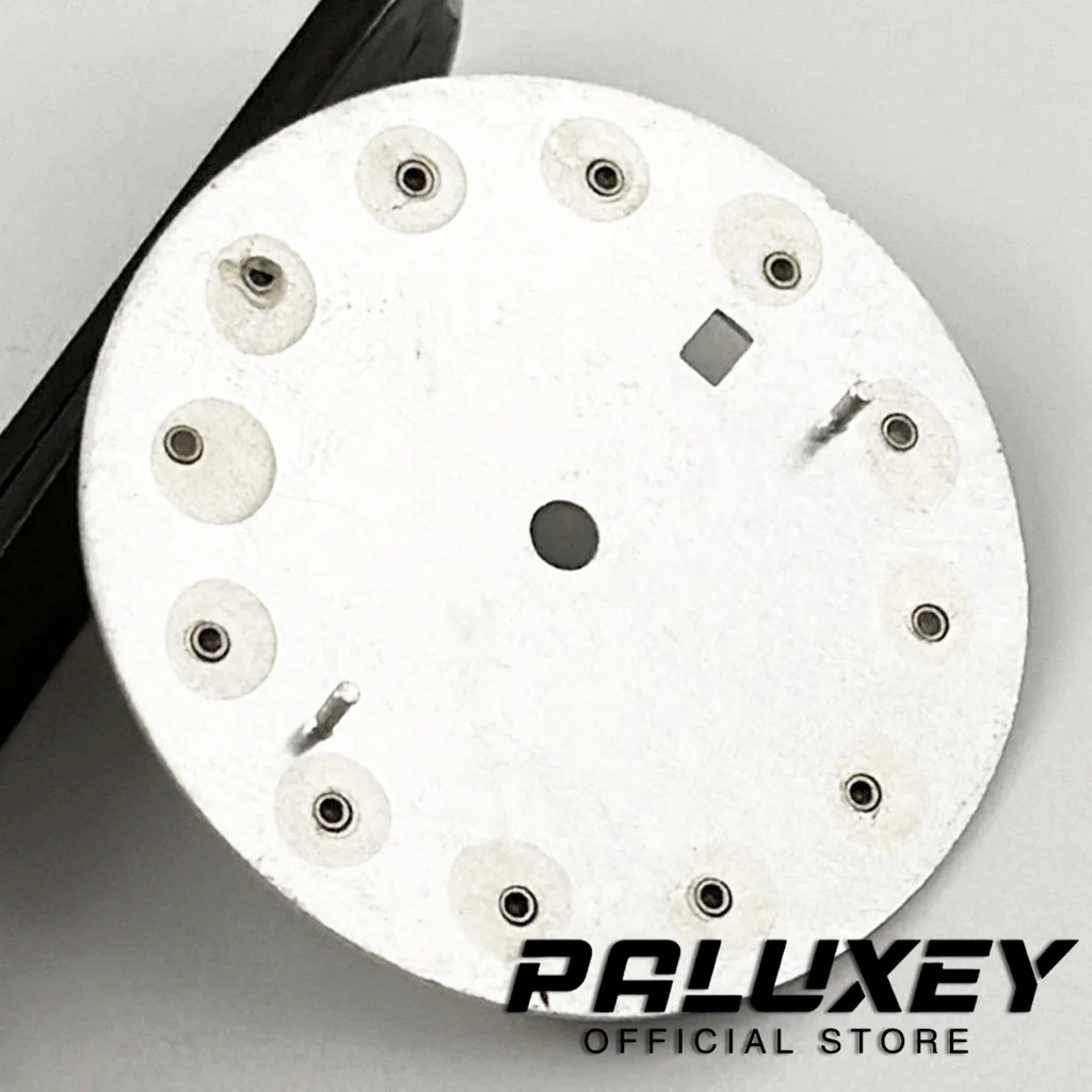 Циферблат часов 24,5 мм, детали для часов с бриллиантовым индексом Sunburst, одинарный календарь с циферблатом с датой для механизма NH05 NH06