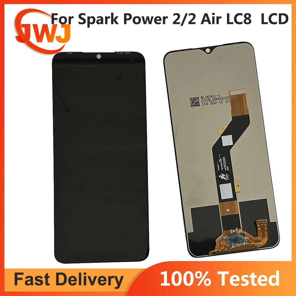 

For Tecno Spark Power 2 LCD Display With Touch Screen Digitizer LCD Assembly For Spark Power 2 Air LC8 Sensor