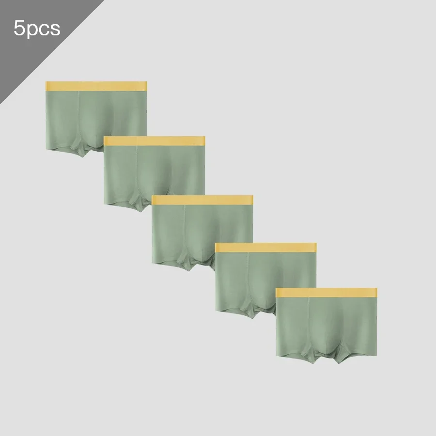 

5шт антибактериальные мужские трусы, мужские боксеры, подходят для подростков. Трусы мужские, тонкий фасон, спортивные боксеры.