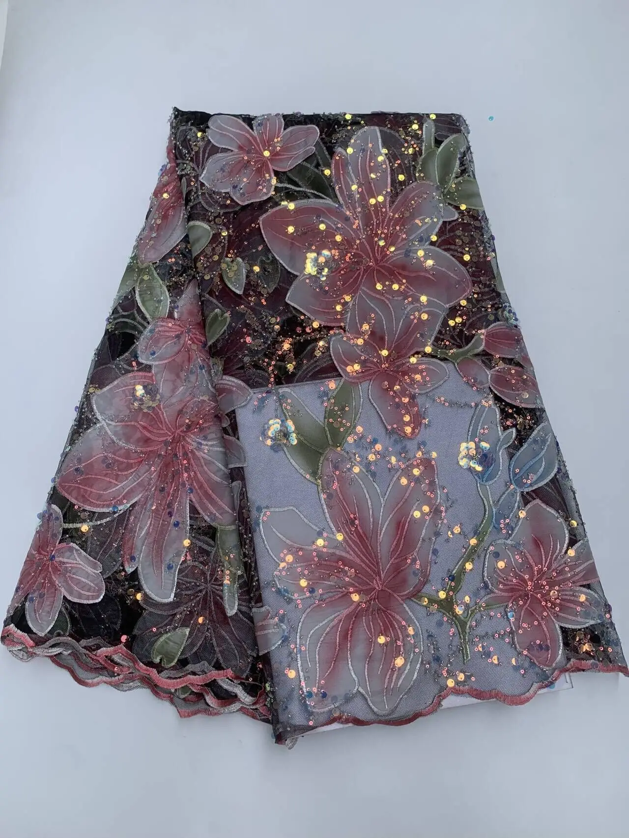 

5Yards African Cotton Brode Lace Fabrics 2026 High Quality Dubai Fabrics African Lace Fabric Swiss Voile Lace In Switzerland