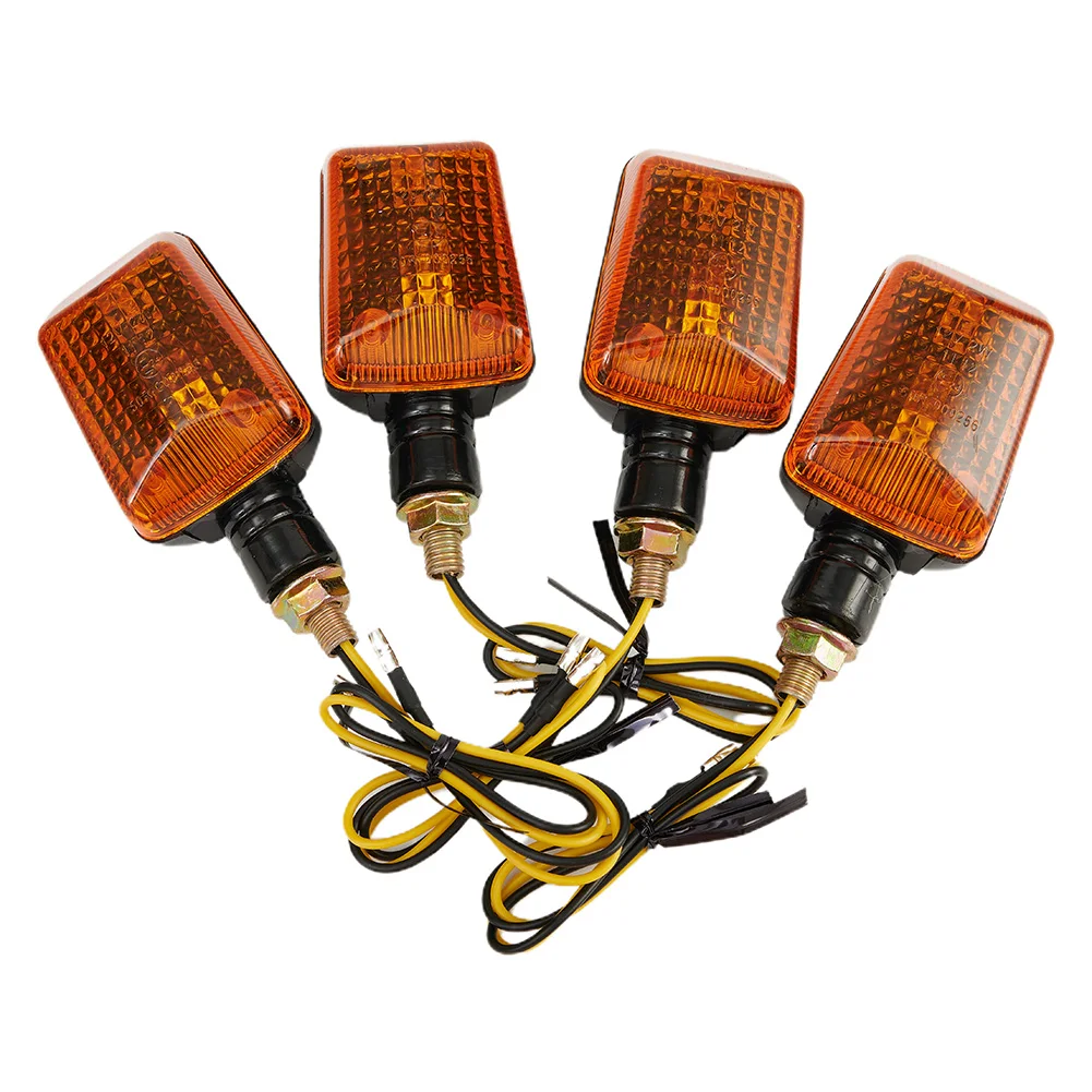 Signals Turn Signals Stylish Black Tinted 12V Motorcycle Turn Signals Suitable for Various Scooters and Motorcycles