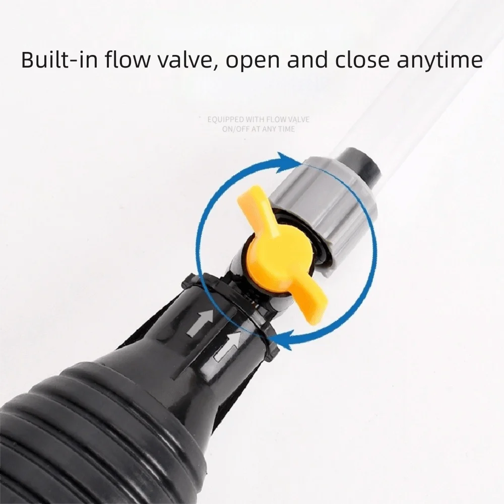 Hand Pump Portable Manual Fuel Pump Durable Multi-function Petrol Transfer Pump Hand Siphon Pump Universal