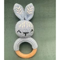 blue bunny rattle