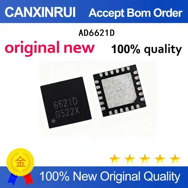 (5-100pieces)Brand new original AD6621D QFN24 in-stock chip IC, starting from one piece
