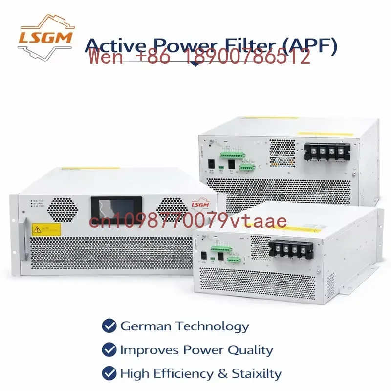 

AHF Active Harmonic Filter 50A 400V Three Phase Modular Rack Mounted German Joint Venture Factory