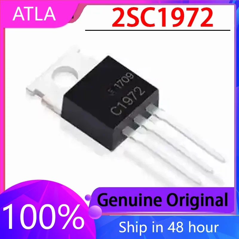 

2PCS 2SC1972 C1972 TO220 High-frequency Emission Transistor