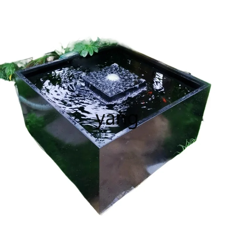 

LTT indoor and outdoor courtyard balcony fish pond rockery flowing water fountain small fish pond tank