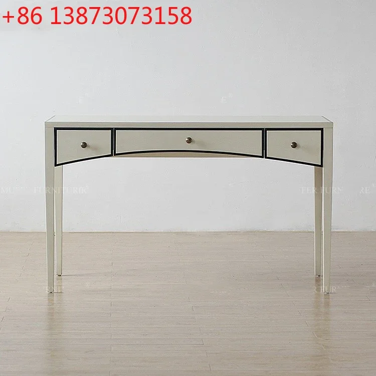 

Американский простой современный письменный стол из цельного дерева для небольшой квартиры