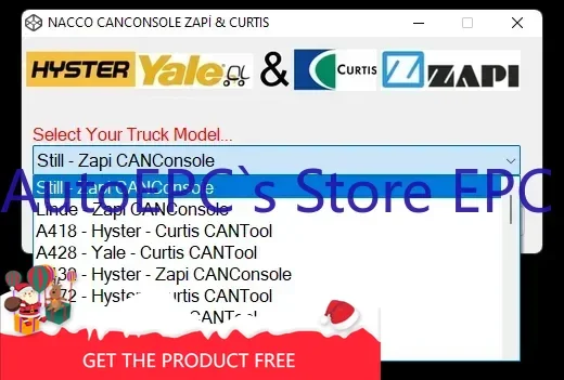 AutoEPC HYSTER 123 NACCO CANCONSOLE ZAPI