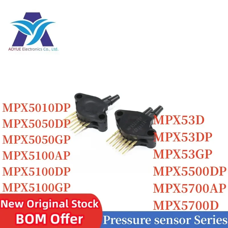 

Pressure sensor MPX5010DP MPX5050DP MPX5050GP MPX5100AP MPX5100DP MPX5100GP MPX53D MPX53DP MPX53GP MPX5500DP MPX5700AP MPX5700D