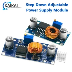 1PCS 5A XL4015 DC-DC 4-38V to 1.25-36V 24V 12V 9V 5V Step Down Adjustable Power Supply Module LED Lithium Charger With Heat Sink