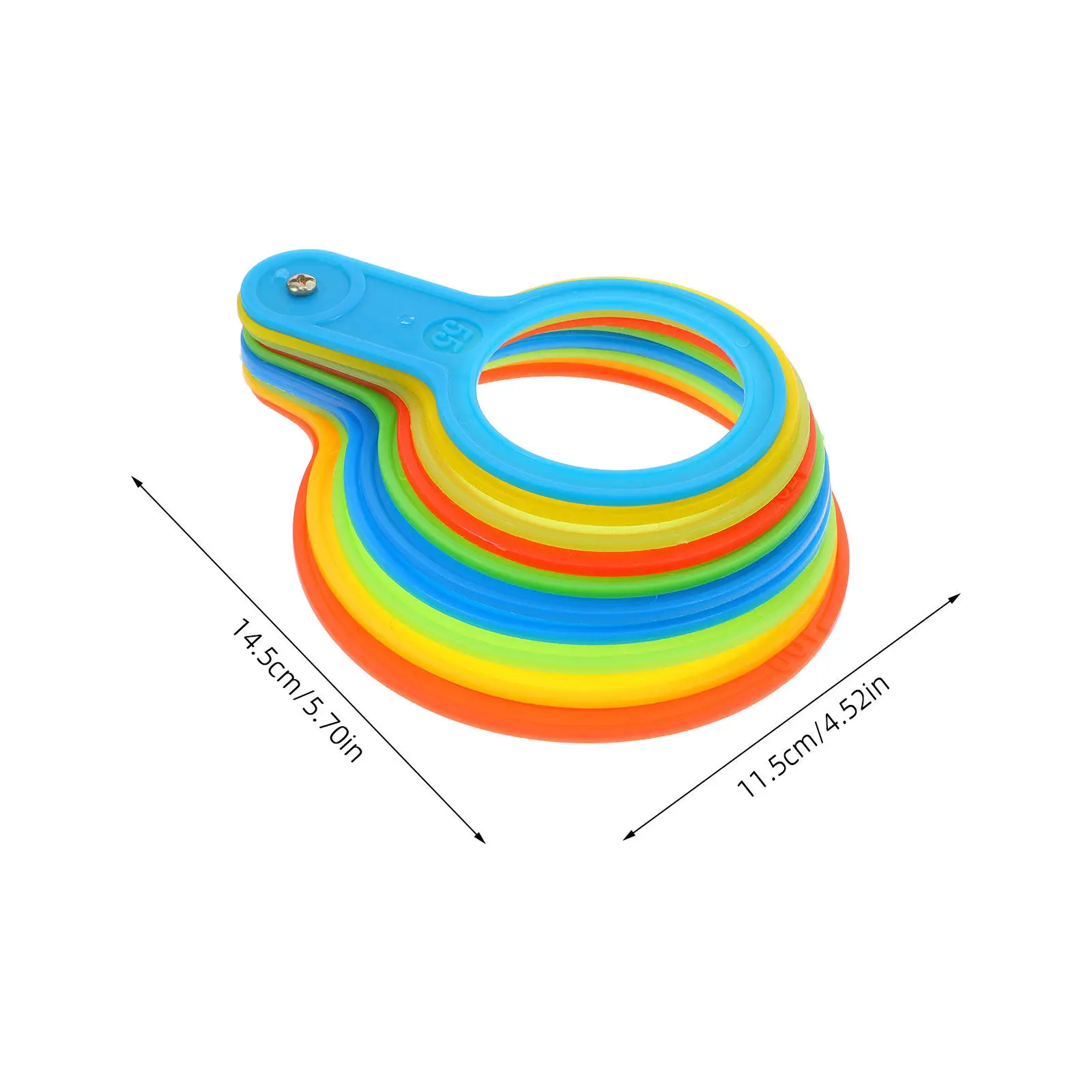 Plastic Fruit Measuring Marking Gauge For Fruits Sizing Measure Citrus Orange Diameter Random