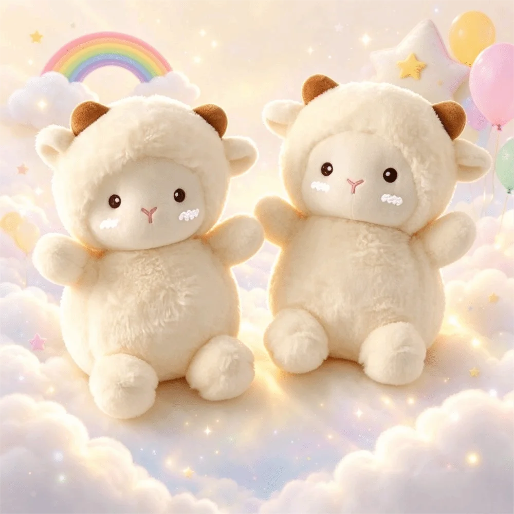 Stuffed Soft Animal Soft Sheep Plush Toy Stuffed Kawaii Stuffed Animal Doll Super Cute 25cm Sheep Plush Dolls Kids Gifts