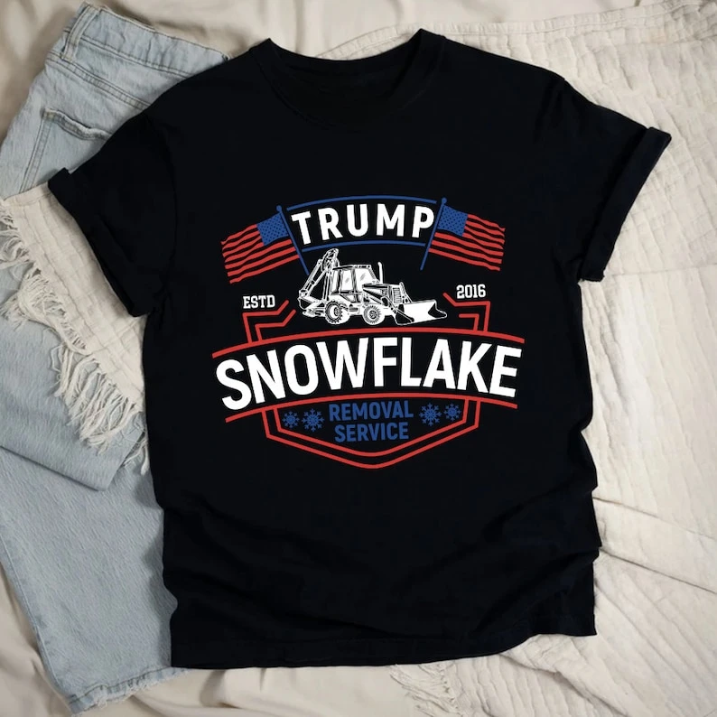 Comfort Colors Trump's Snowflake Removal Service Political Republican Party Trump 2024 T-shirt US President Tee Shirt