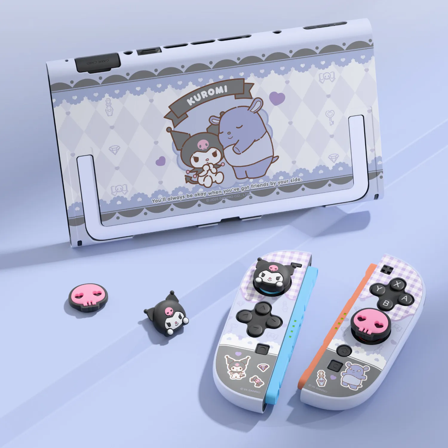 Sanrio For Switch 2 Dockable Protective Case Sanrio Themed Hello Kitty Cinnamoroll Pom Pom Purin Kuromi Joy Con Covers - view 5