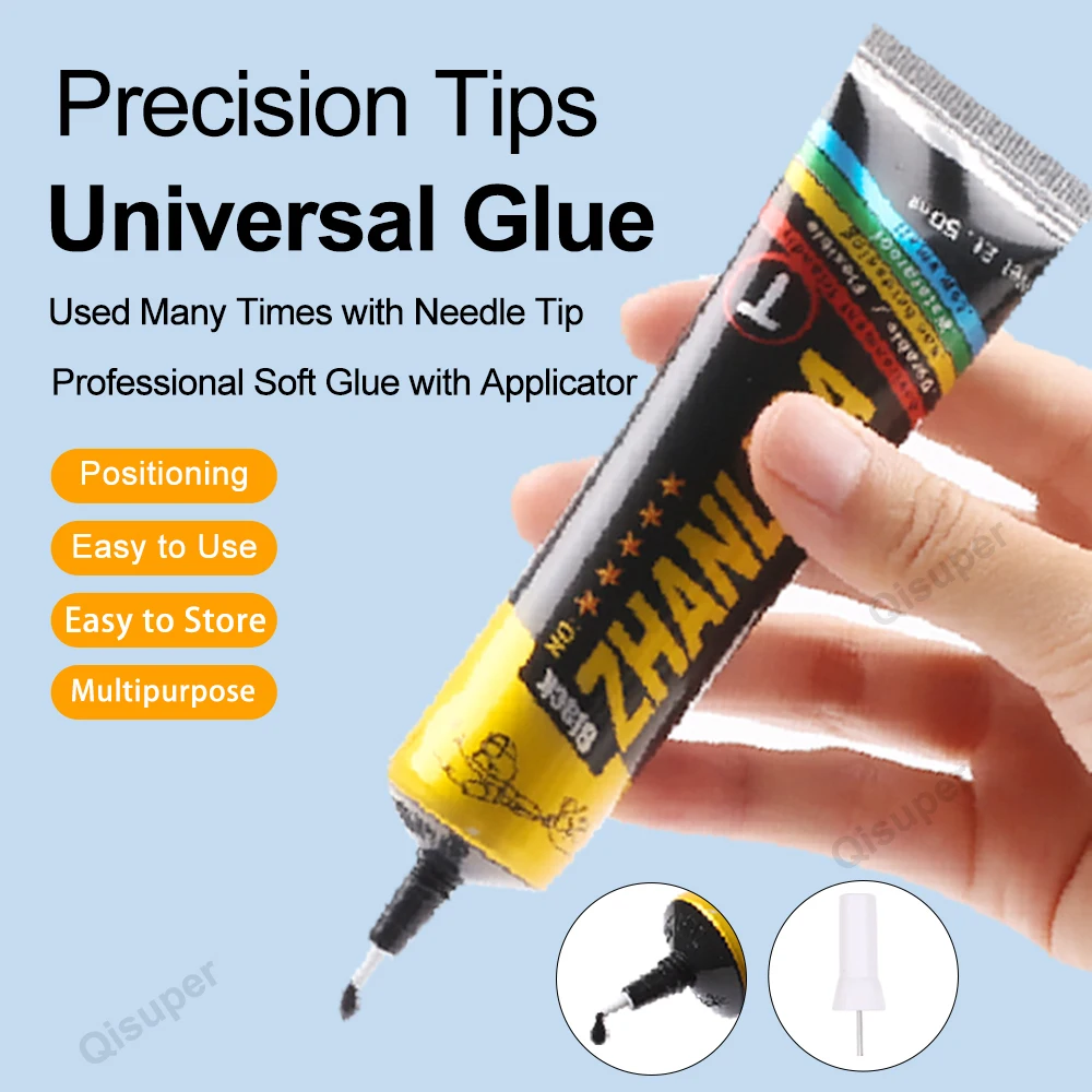 Waterproof Zhanlida Black Clear Phone Repair Glue Thermal Jewelry Crystal Textile Clothes Glass Craft Epoxy Resin Super Adhesive