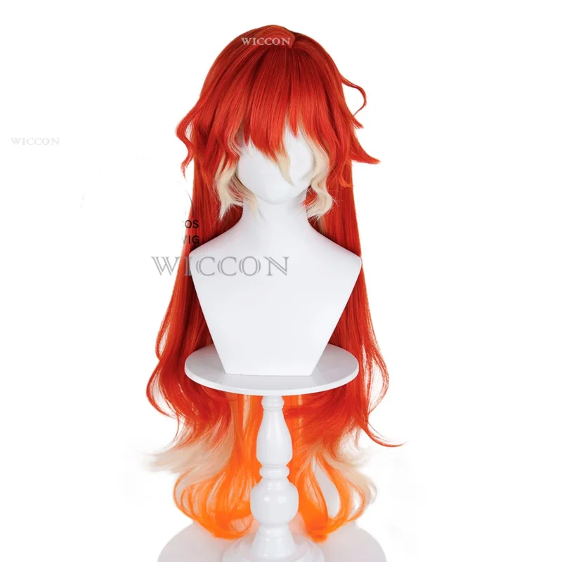 

CyAugusta, парик для косплея, волнистые, Wuwa, косплей, наряд на Хэллоуин, реквизит, женская игра, карнавал, красный декор для волос, украшения на голову