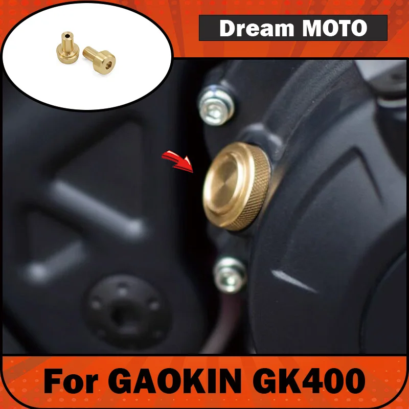【Premium】For GAOKIN GK400 modified brass handle plug and balance weight, with oil cup cover and oil screw cap – retro-style acce