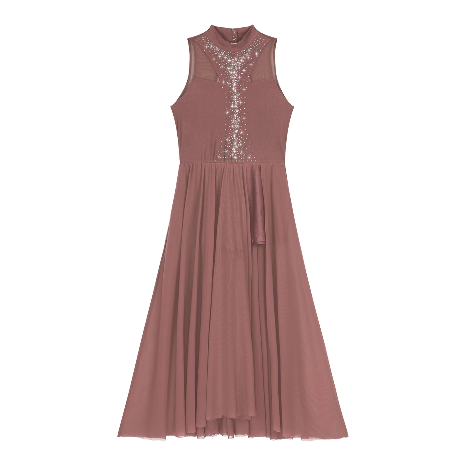 Disfraz de patinaje artístico con diamantes de imitación para mujer, vestido de baile latino, Rumba, Salsa, Tango, gimnasia, Ballet, baile lírico,