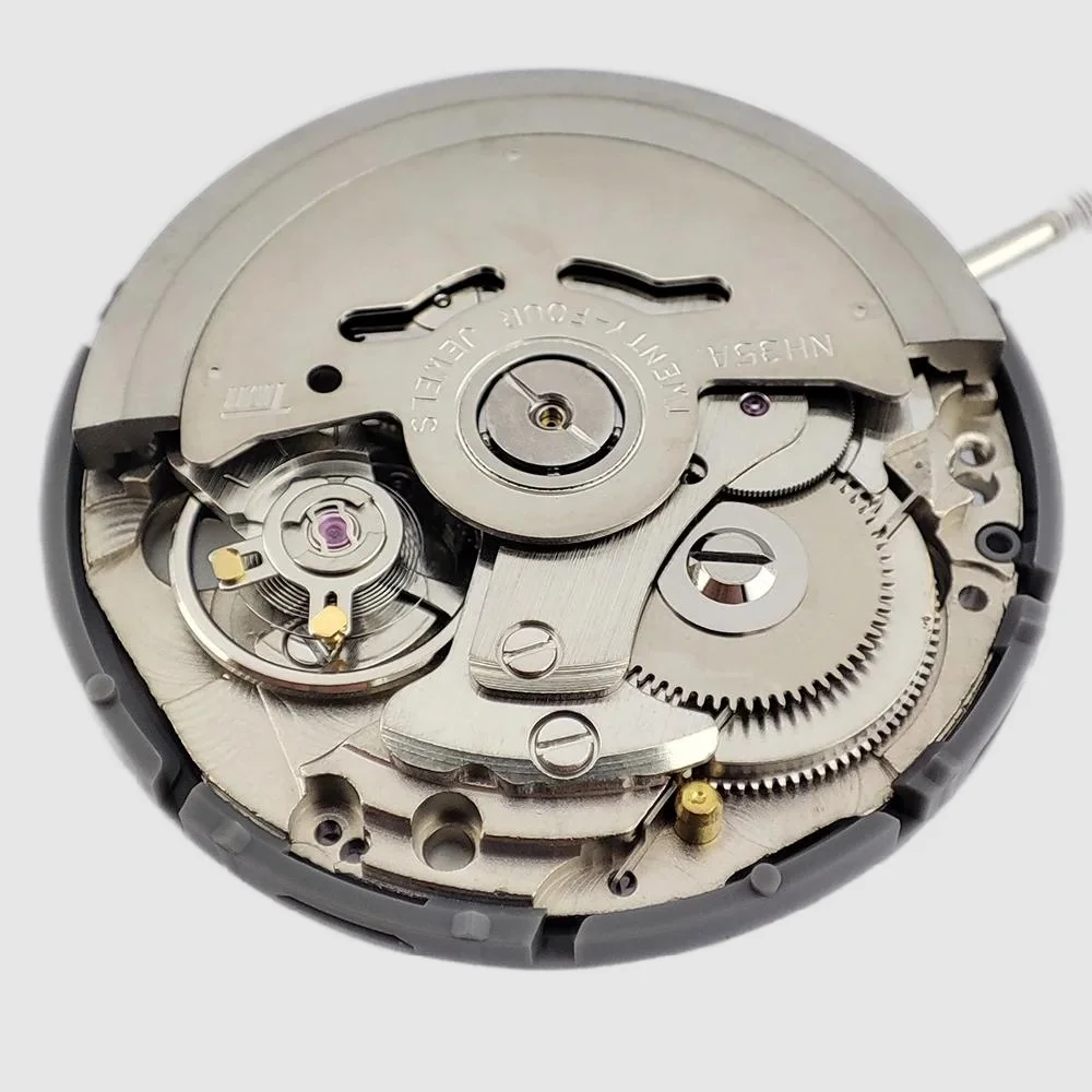 6 o \'clock Black NH35 NH35A high precision automatic watch movement Date Japan original watch movement replacement kit
