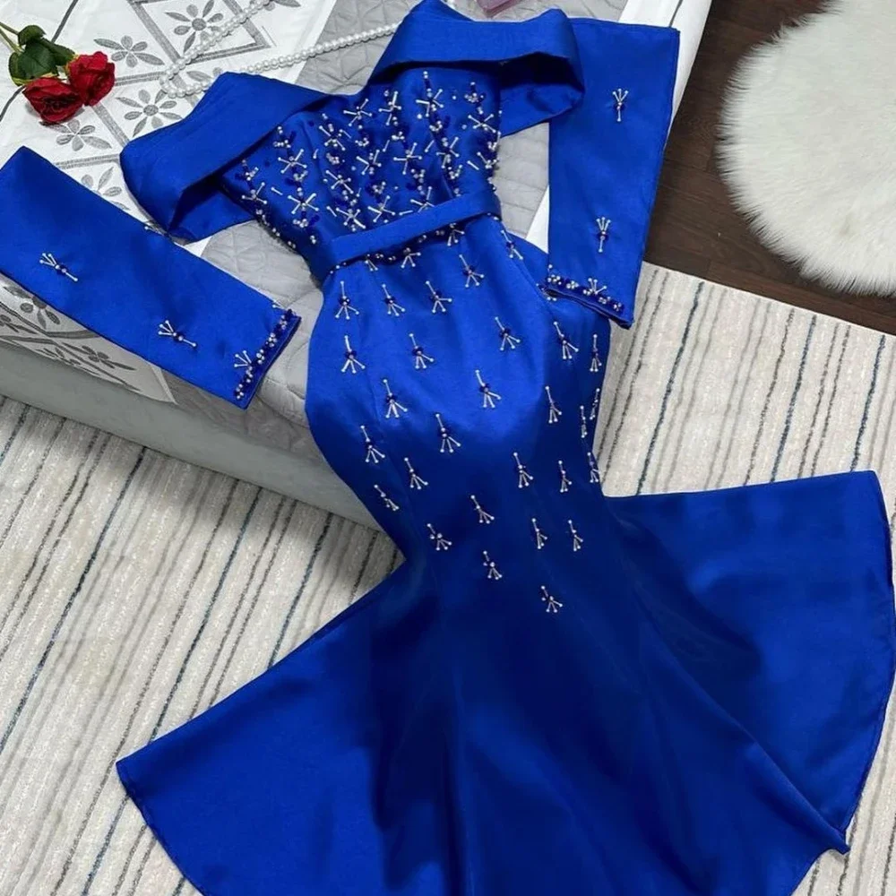 Yipeisha Exquisite High Quality Off-the-shoulder Mermaid Evening Es Paillette Satin Custom abendkleider