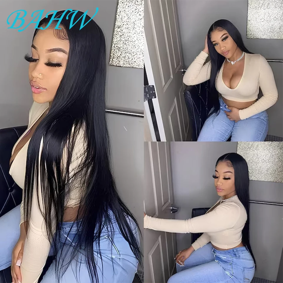 

Malaysian Hair Straight Remy Hair Bundles With 4x4 Closure 100% Human Hair Weave 3Pcs Bundles with Transparent Lace Closure