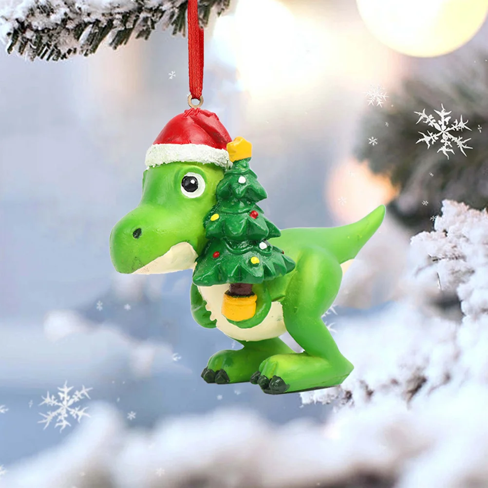 

3 Pcs Dinosaur Cartoon Pendant Decor Ornaments Tree Decoration Party Decorations