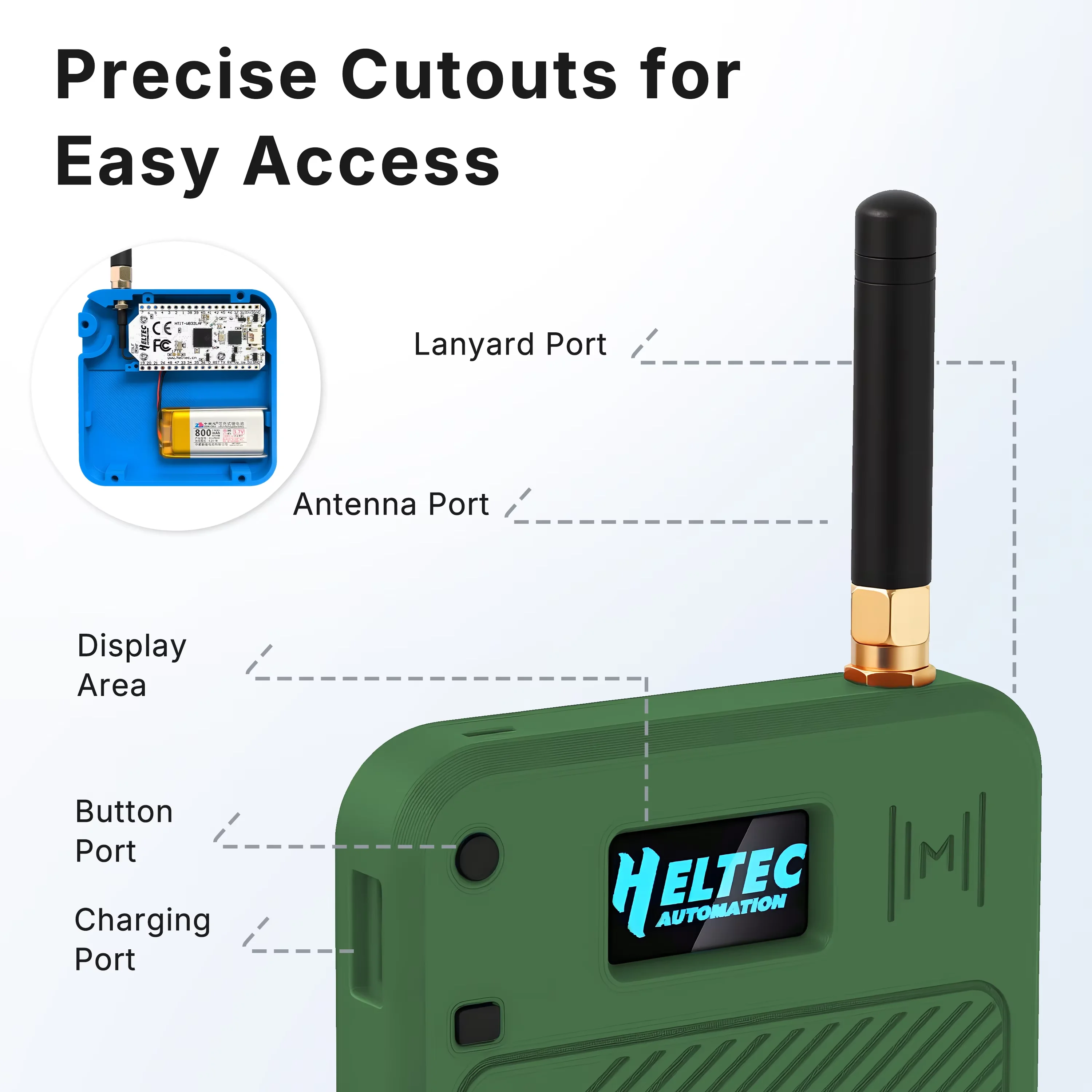 Heltec V3 LoRa 32 com Estojo I - 3D Printing Iot avaliação e preço